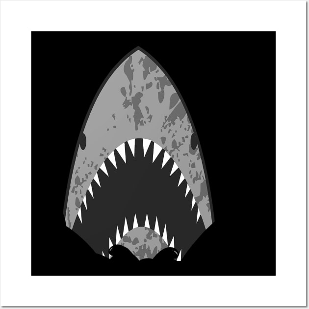 dangerous Shark! Wall Art by simsim